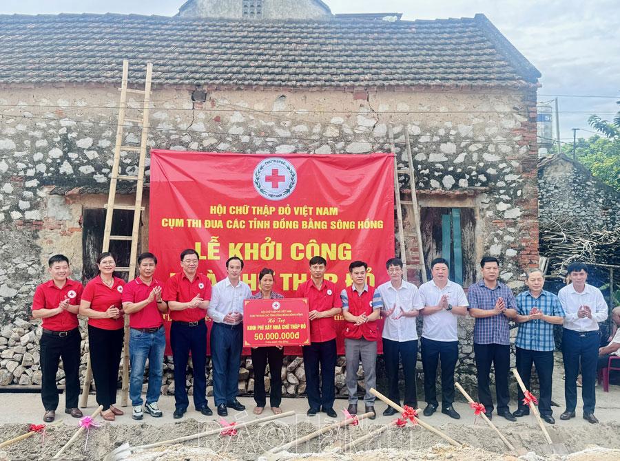 Khởi công xây dựng Nhà chữ thập đỏ ở Liên Sơn