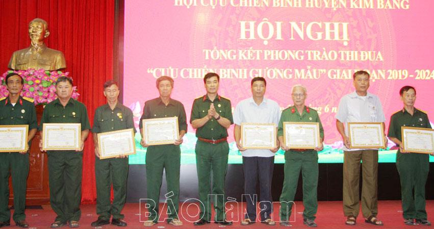 Hội CCB Kim Bảng tổng kết Phong trào thi đua CCB gương mẫu