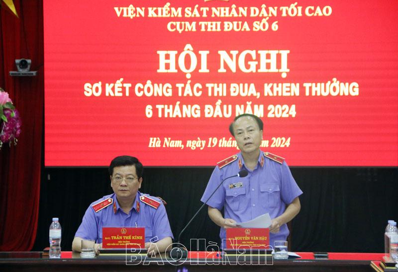 Sơ kết công tác thi đua khen thưởng Cụm thi đua số 6 ngành kiểm sát nhân dân