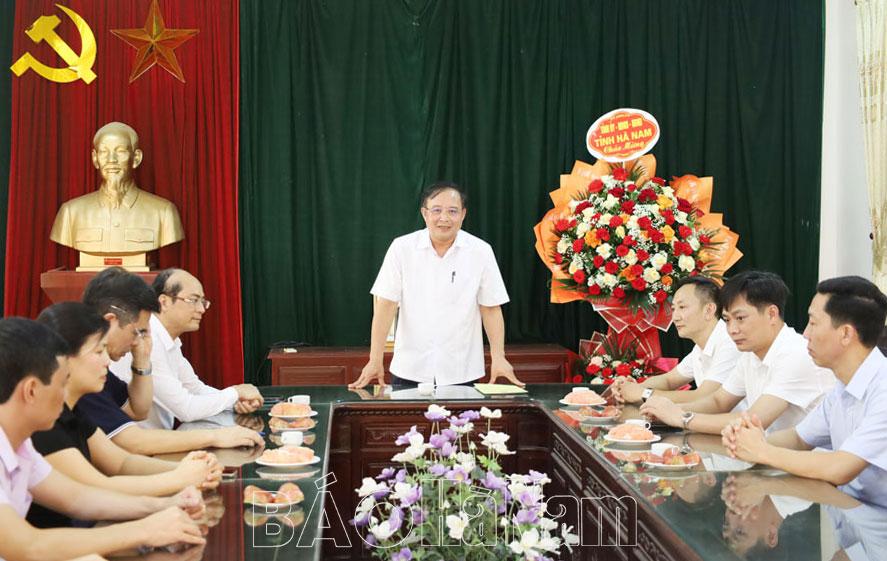 Lãnh đạo tỉnh chúc mừng nhân ngày Báo chí cách mạng Việt Nam