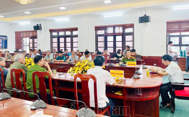 Bình Lục triển khai thực hiện Luật Lực lượng tham gia bảo vệ an ninh, trật tự ở cơ sở