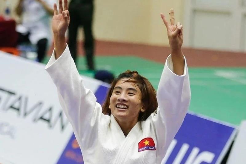 Võ sĩ judo Hoàng Thị Tình giành vé đến Olympic Paris 2024