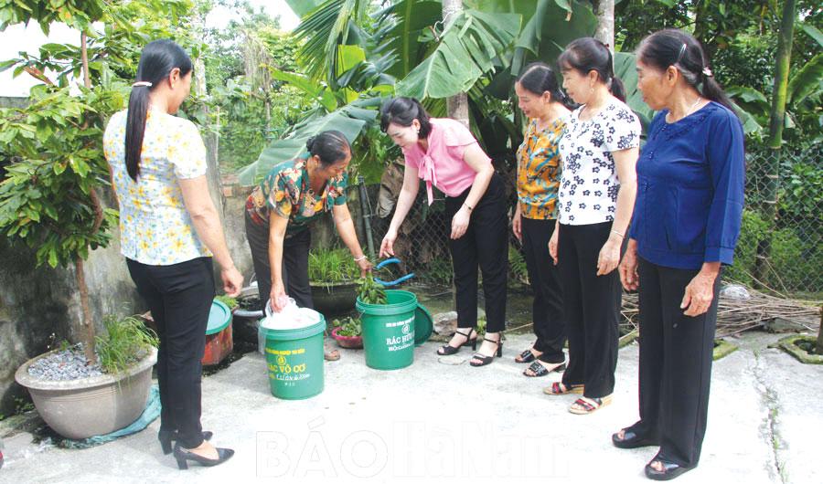 Nhiều việc làm thiết thực theo gương Bác ở Hội LHPN Kim Bảng