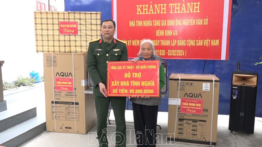 LLVT huyện Kim Bảng thực hiện tốt chính sách hậu phương quân đội