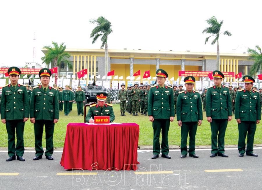 Phong trào thi đua Quyết thắng, góp phần xây dựng LLVT tỉnh vững mạnh toàn diện
