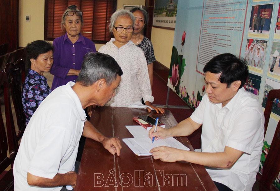 Xã Khả Phong phối hợp trợ giúp pháp lý và tuyên truyền pháp luật cho nhân dân