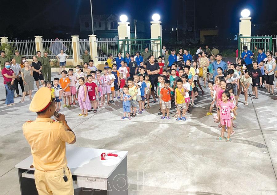 Lực lượng Công an tỉnh chung tay chăm sóc, bảo vệ trẻ em