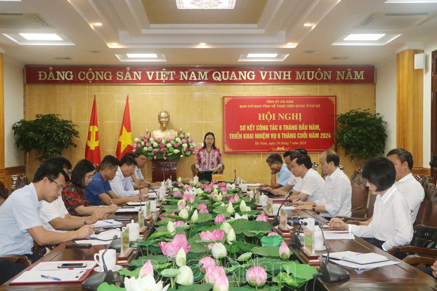 Ban Chỉ đạo tỉnh về thực hiện Quy chế dân chủ ở cơ sở triển khai nhiệm vụ 6 tháng cuối năm