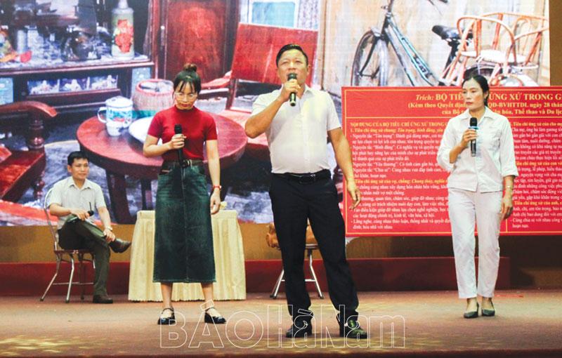 Xây dựng người Duy Tiên văn minh đô thị