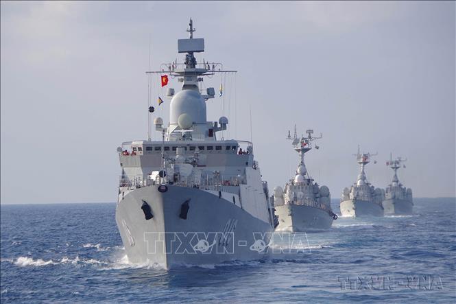 Hải quân nhân dân Việt Nam quyết tâm bảo vệ vững chắc chủ quyền biển, đảo