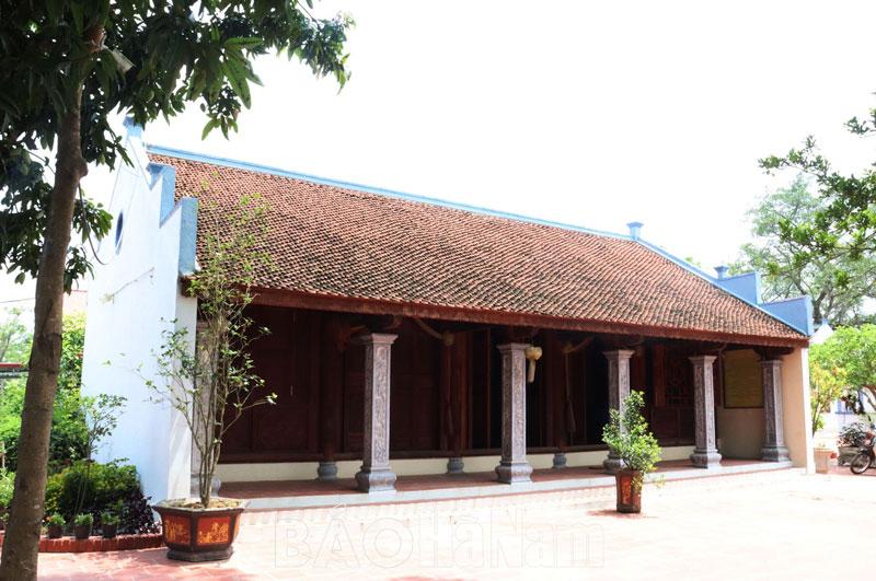 Nơi thành lập Chi bộ Đông Dương Cộng sản Đảng đầu tiên của Duy Tiên