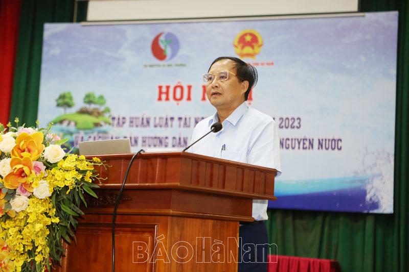 Tập huấn Luật Tài nguyên nước năm 2023