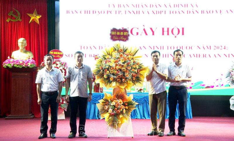 Xã Đinh Xá tổ chức Ngày hội Toàn dân bảo vệ an ninh Tổ quốc