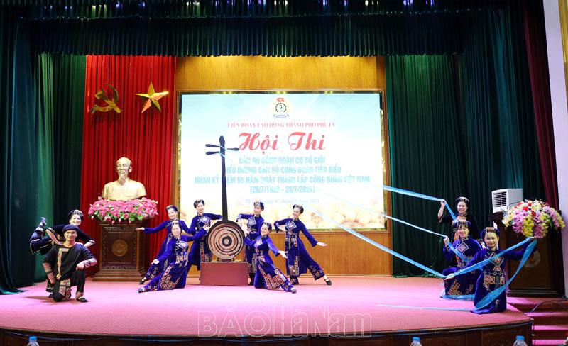 Hội thi cán bộ công đoàn cơ sở giỏi thành phố Phủ Lý năm 2024