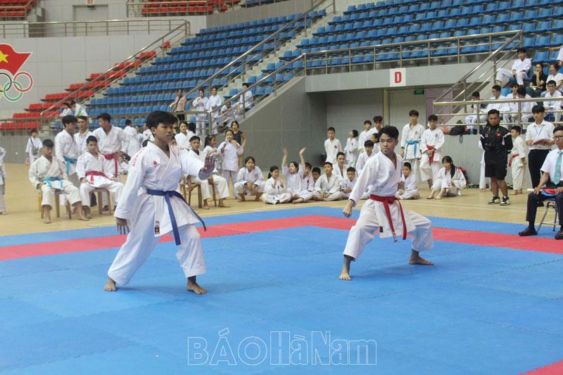 Khai mạc Giải vô địch các Câu lạc bộ Karate tỉnh Hà Nam mở rộng lần thứ I, năm 2024