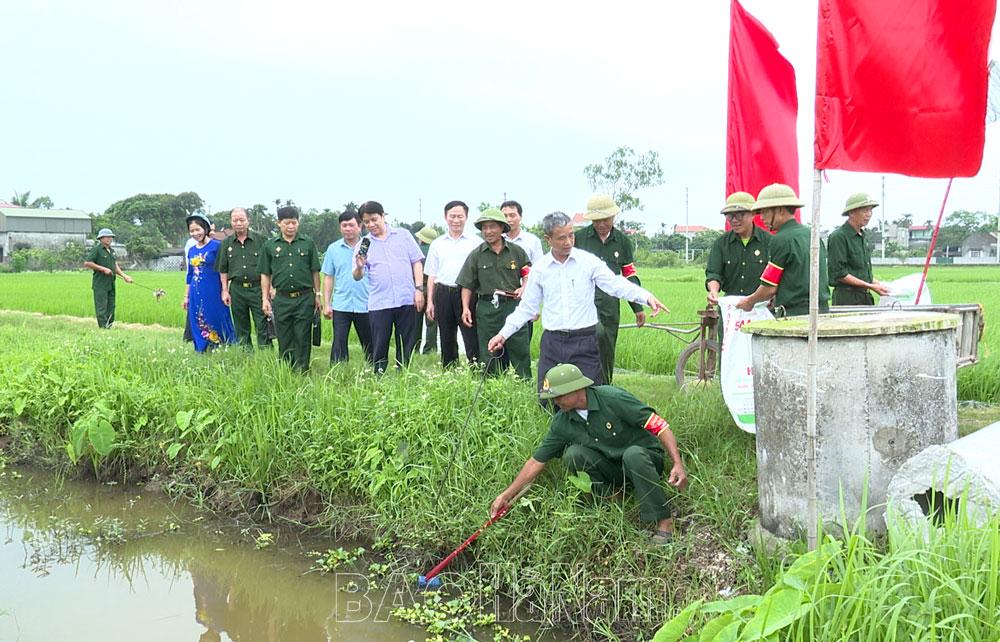 Cán bộ, hội viên CCB Lý Nhân tích cực tham gia bảo vệ môi trường