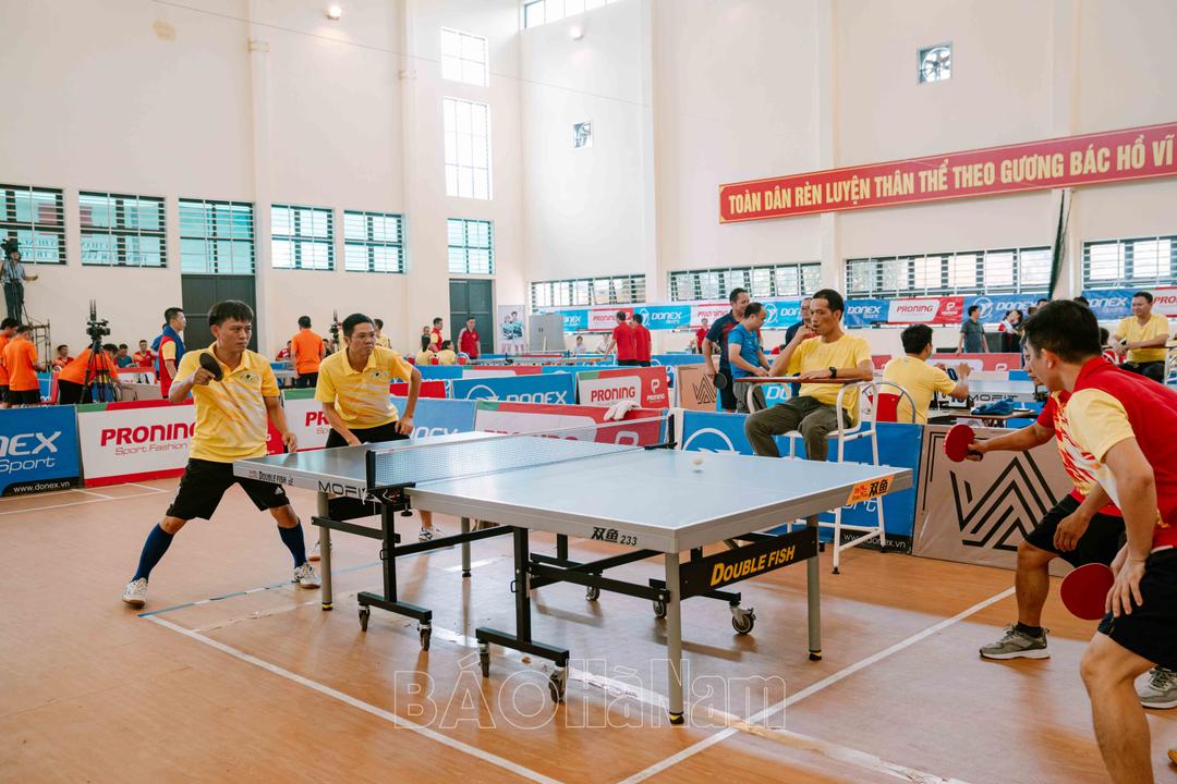 Khai mạc Giải bóng bàn Báo Đảng các tỉnh, thành phố phía Bắc lần thứ XX