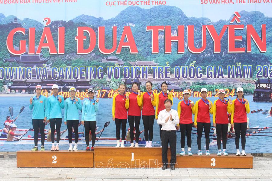 Trao giải các nội dung Rowing nhóm dưới 23 tuổi