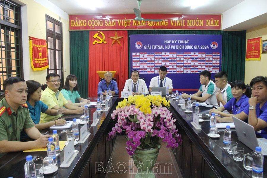 4 đội tuyển tham dự Giải Futsal nữ Vô địch quốc gia năm 2024 tại Hà Nam