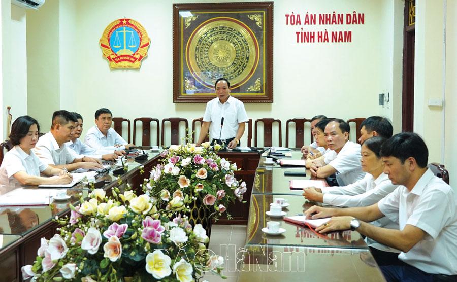 Cải cách thủ tục hành chính tư pháp ở ngành Tòa án