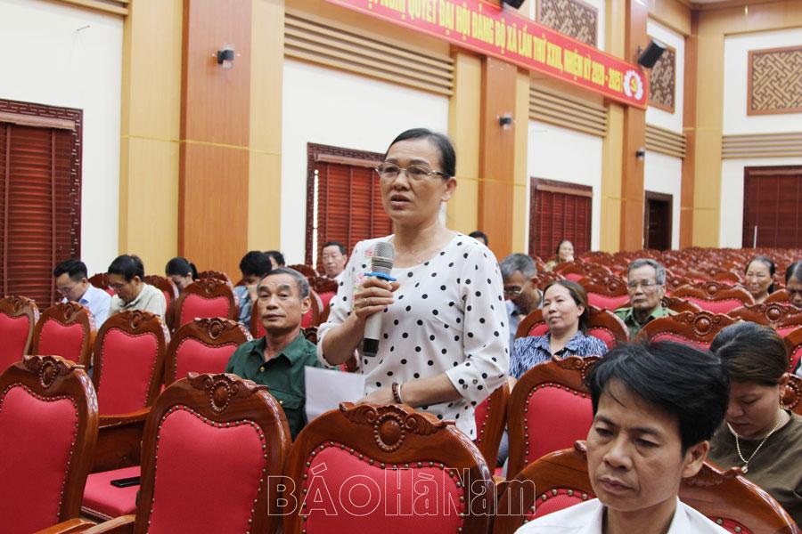 Kim Bảng tăng cường phát huy dân chủ thông qua đối thoại