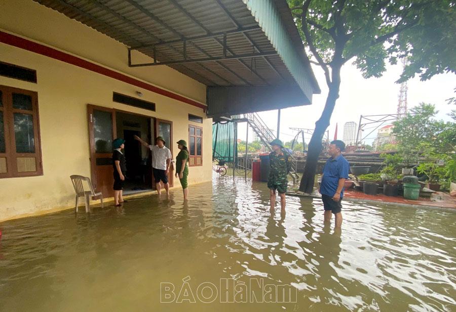 Phủ Lý chủ động phòng, chống ngập úng khi lũ sông Đáy dâng cao
