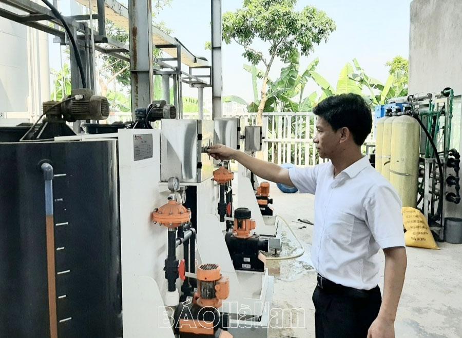 Sản xuất nước sạch từ nguồn nước mặt sông Hồng