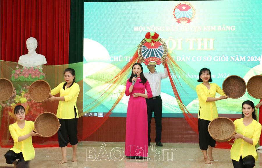 Hội Nông dân huyện Kim Bảng tổ chức Hội thi chủ tịch hội cơ sở giỏi năm 2024