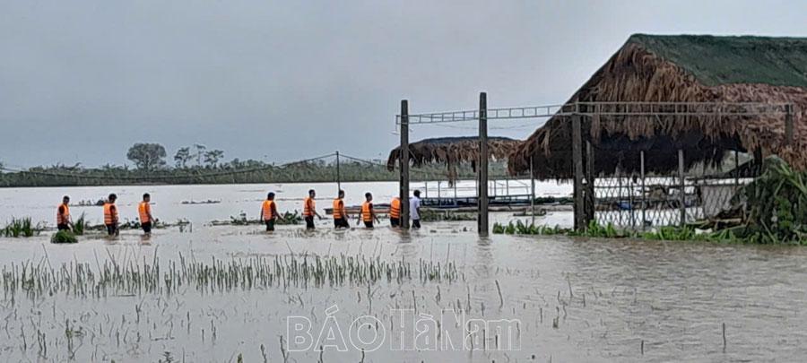 Trung đoàn 151 tham gia khắc phục hậu quả cơn bão số 3