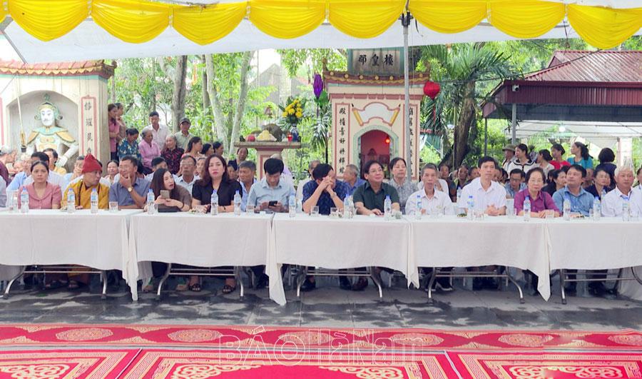 Lễ hội truyền thống đền Bà Vũ