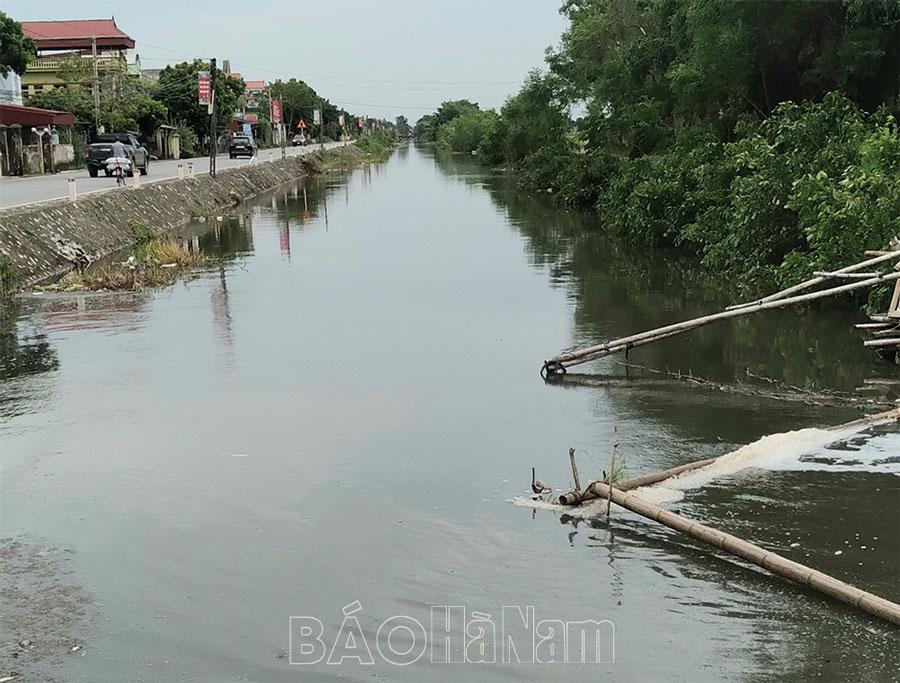 Bình Lục xử lý nghiêm việc xả nước thải từ chăn nuôi