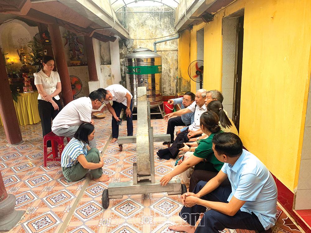 Khánh đá chùa Điều - Bảo vật quý của Hà Nam