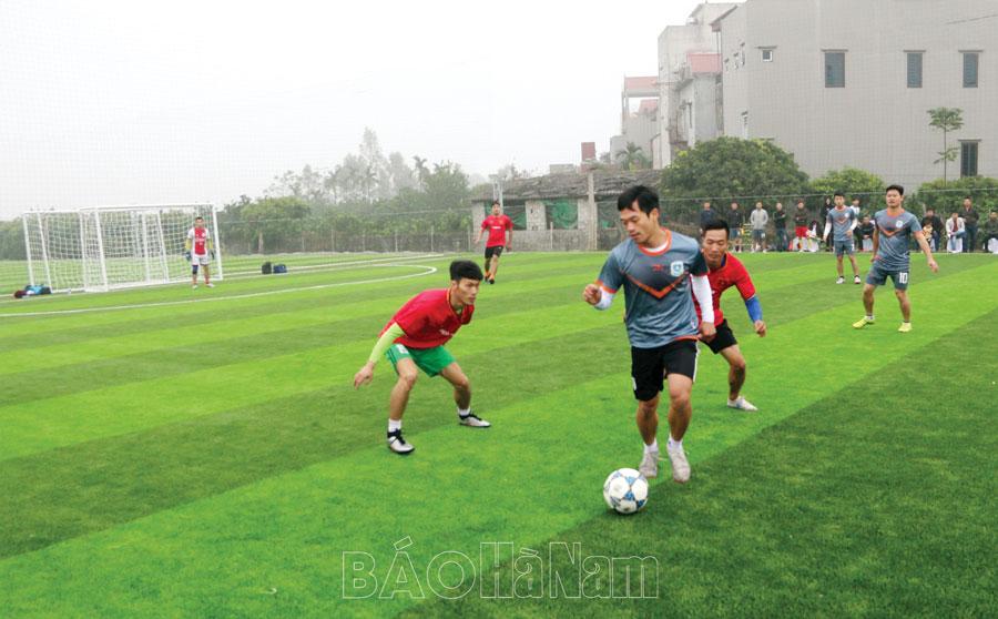 Lan tỏa phong trào luyện tập môn bóng đá ở Lý Nhân