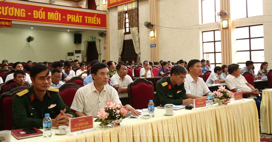 Phủ Lý tổng kết công tác tuyển chọn gọi công dân nhập ngũ và tham gia nghĩa vụ CAND năm 2024