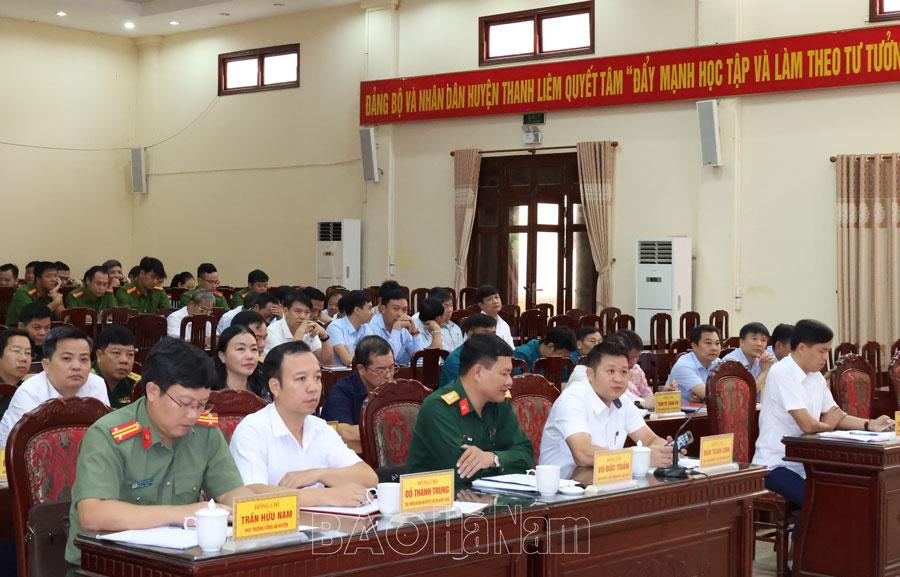 Hội đồng Nghĩa vụ quân sự huyện Thanh Liêm triển khai nhiệm vụ tuyển quân năm 2025