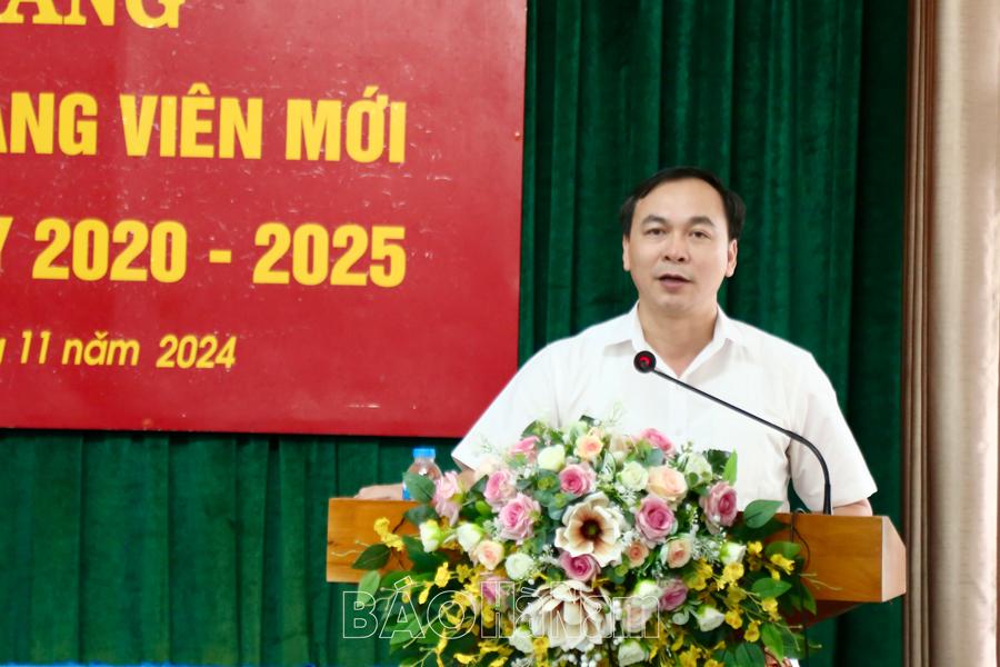 Đảng ủy Khối các cơ quan tỉnh khai giảng lớp bồi dưỡng lý luận chính trị dành cho đảng viên mới