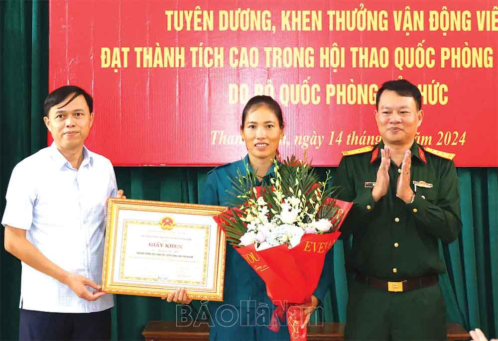 Nữ dân quân nỗ lực giành giải cao tại Hội thao quốc phòng