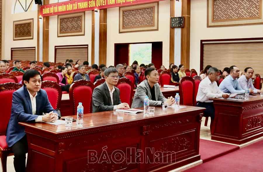 Tuyên truyền pháp luật và trợ giúp pháp lý cho cán bộ, hội viên, nhân dân xã Thanh Sơn