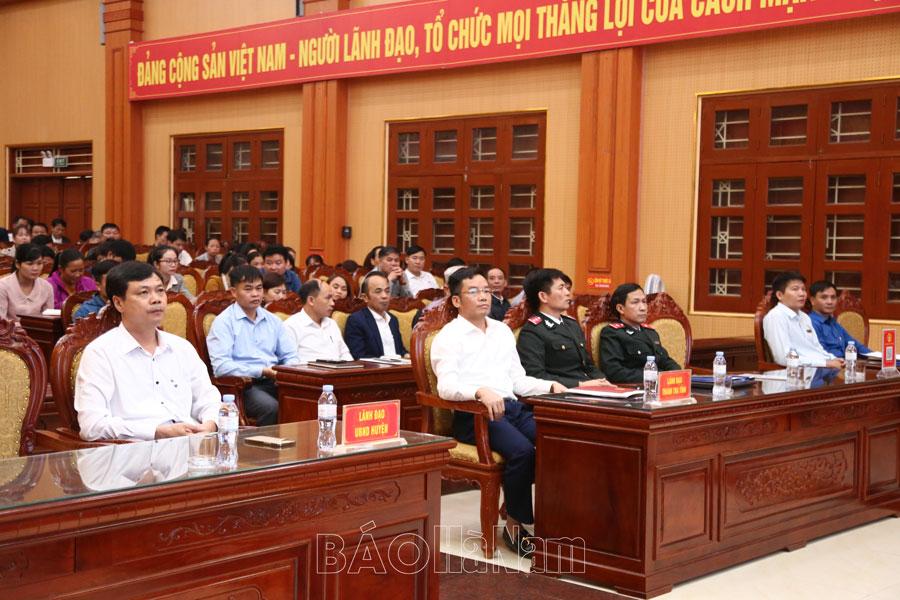 Lý Nhân tập huấn nghiệp vụ công tác tiếp công dân, xử lý đơn, giải quyết KNTC