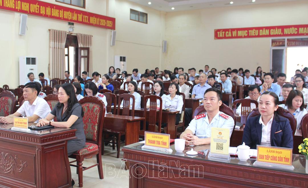 Thanh Liêm tập huấn nghiệp vụ kỹ năng tiếp công dân, xử lý đơn thư và giải quyết KNTC