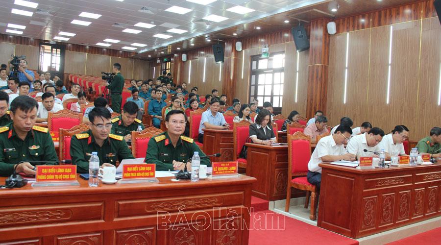 Bình Lục tổng kết công tác quốc phòng, quân sự địa phương năm 2024