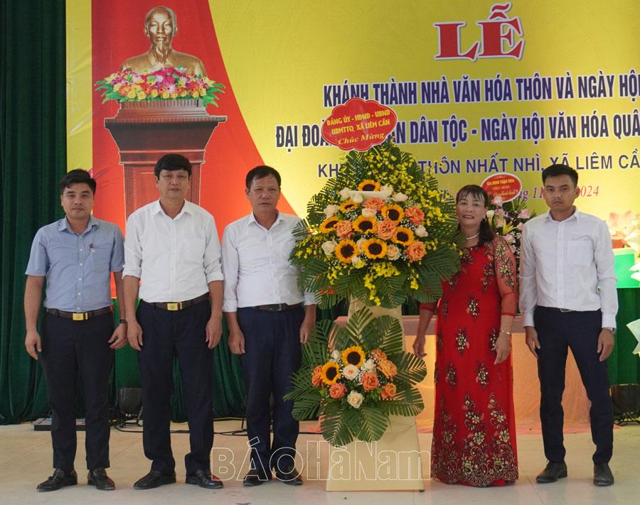 Thôn Nhất Nhì tổ chức Ngày hội Đại đoàn kết toàn dân tộc và khánh thành Nhà văn hóa thôn