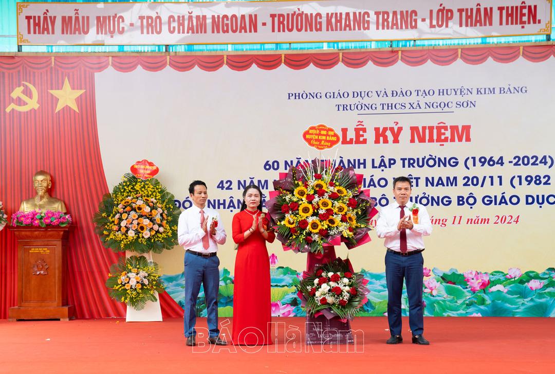 Trường THCS xã Ngọc Sơn kỷ niệm 60 năm ngày thành lập