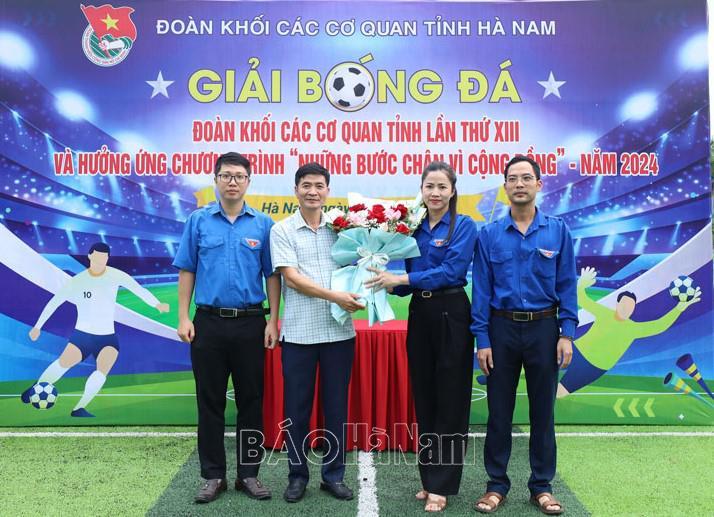 Khai mạc Giải Bóng đá Đoàn Khối các cơ quan tỉnh lần thứ XIII