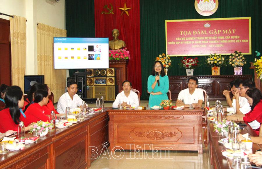 Gặp mặt kỷ niệm 94 năm ngày truyền thống Mặt trận Tổ quốc Việt Nam