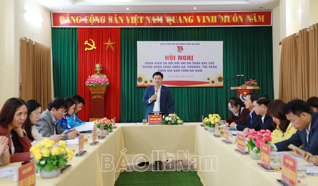 Hội nghị phản biện xã hội đối với dự thảo Quy chế tổ chức tuyển dụng công chức cấp xã