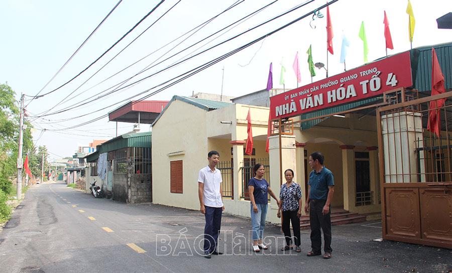 Hiệu quả mô hình “Dân vận khéo” hiến đất làm đường ở phường Quang Trung