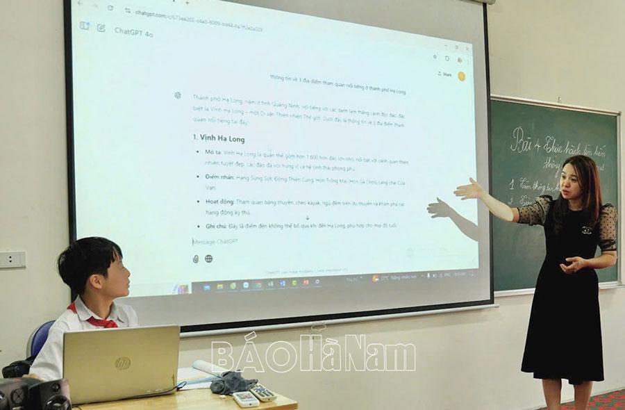 Ứng dụng trí tuệ nhân tạo AI trong công tác giảng dạy