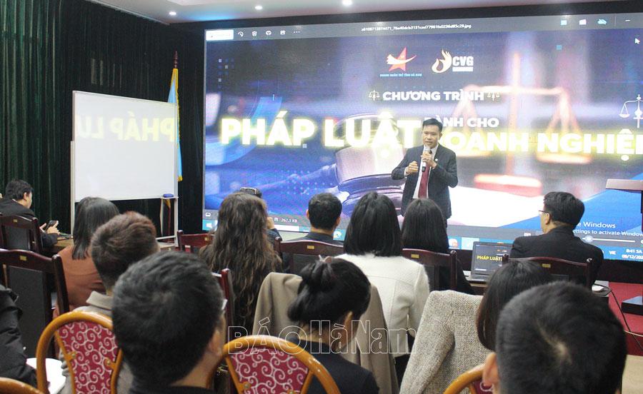 Hội Doanh nhân trẻ phát huy vai trò liên kết, hỗ trợ hội viên