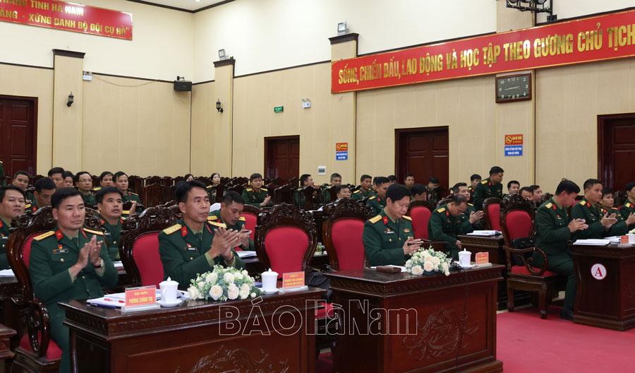 Bộ CHQS tỉnh hiệp đồng giao, nhận quân và huấn luyện quân nhân dự bị